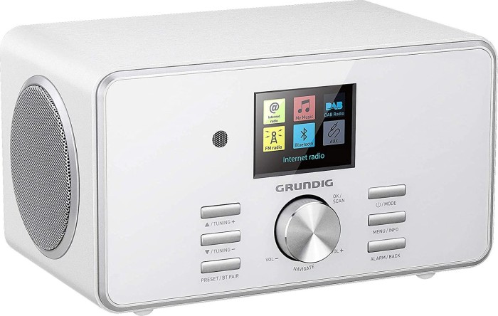 Grundig DTR 5000 X white radio, radiopulksteņi