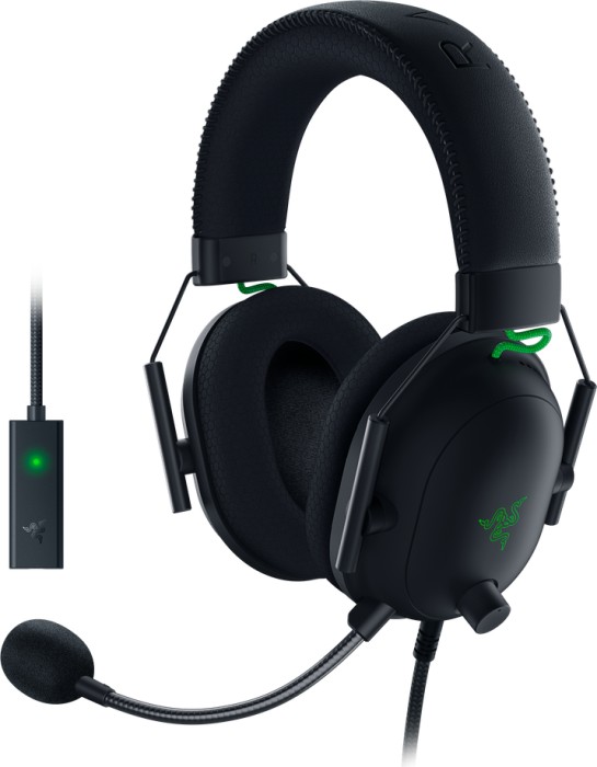 Razer Built-in microphone, Black, Wired, Gaming Headset, Blackshark V2 austiņas