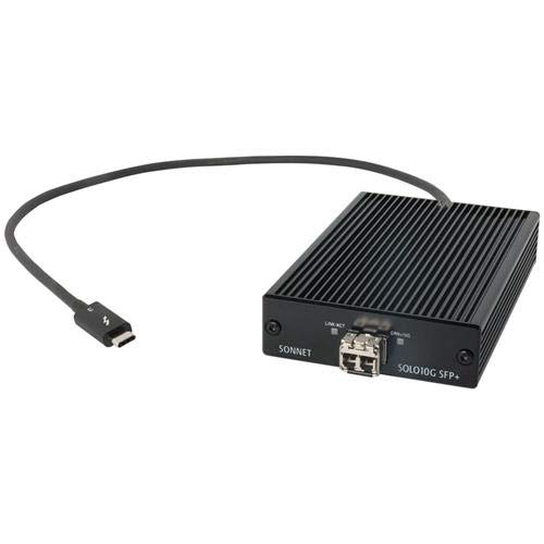 Sonnet Solo 10G Thunderbolt 3 to SFP10 + - Base-T Ethernet Adapter datortīklu aksesuārs