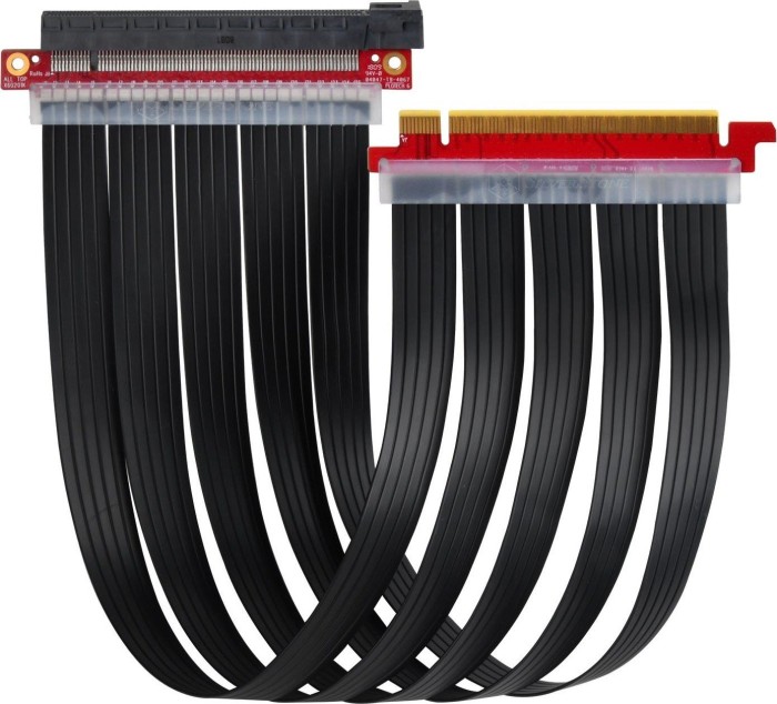 SilverStone riser cable SST-RC04B-400 (black, 40cm) 40180 (4710007226452) aksesuārs datorkorpusiem