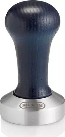 DeLonghi coffee tamper DLSC058, press (dark blue / stainless steel, for portafilter espresso machines) Virtuves piederumi