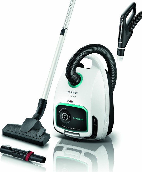 Bosch floor vacuum cleaner BGL6LHYG white series 6 - ProHygiene Putekļu sūcējs