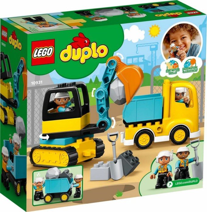 LEGO Bricks DUPLO Truck & Tracked Excavator LEGO konstruktors