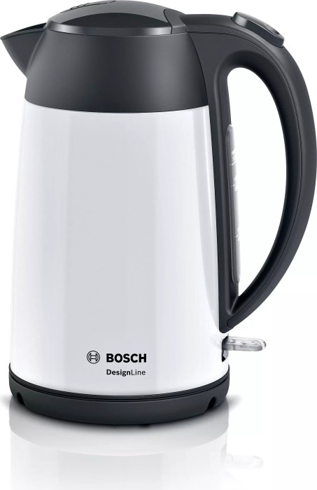 Bosch DesignLine TWK3P421, kettle (white / black, 1.7 liters) Elektriskā Tējkanna