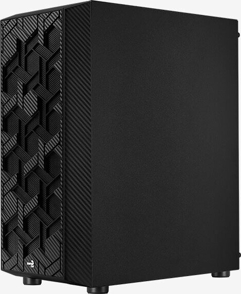 Aerocool Hive v1 Midi-Tower, Tempered Glass - schwarz Datora korpuss