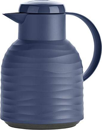 Emsa Samba vacuum jug Quick Press blue 1.0L Virtuves piederumi