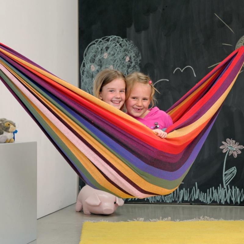 Amazonas Hammock Chico Rainbow for children AZ-1012110 - 210cm Matrači un tūrisma paklāji