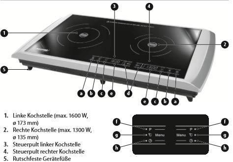 MPM MKE-11 Induction hob plīts virsma