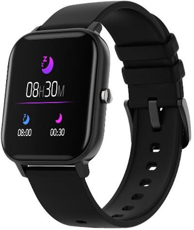 Smart watch, 1.3inches TFT full touch screen, Zinic+plastic body, IP67 waterproof, multi-sport mode, compatibility with iOS and android, bla Viedais pulkstenis, smartwatch