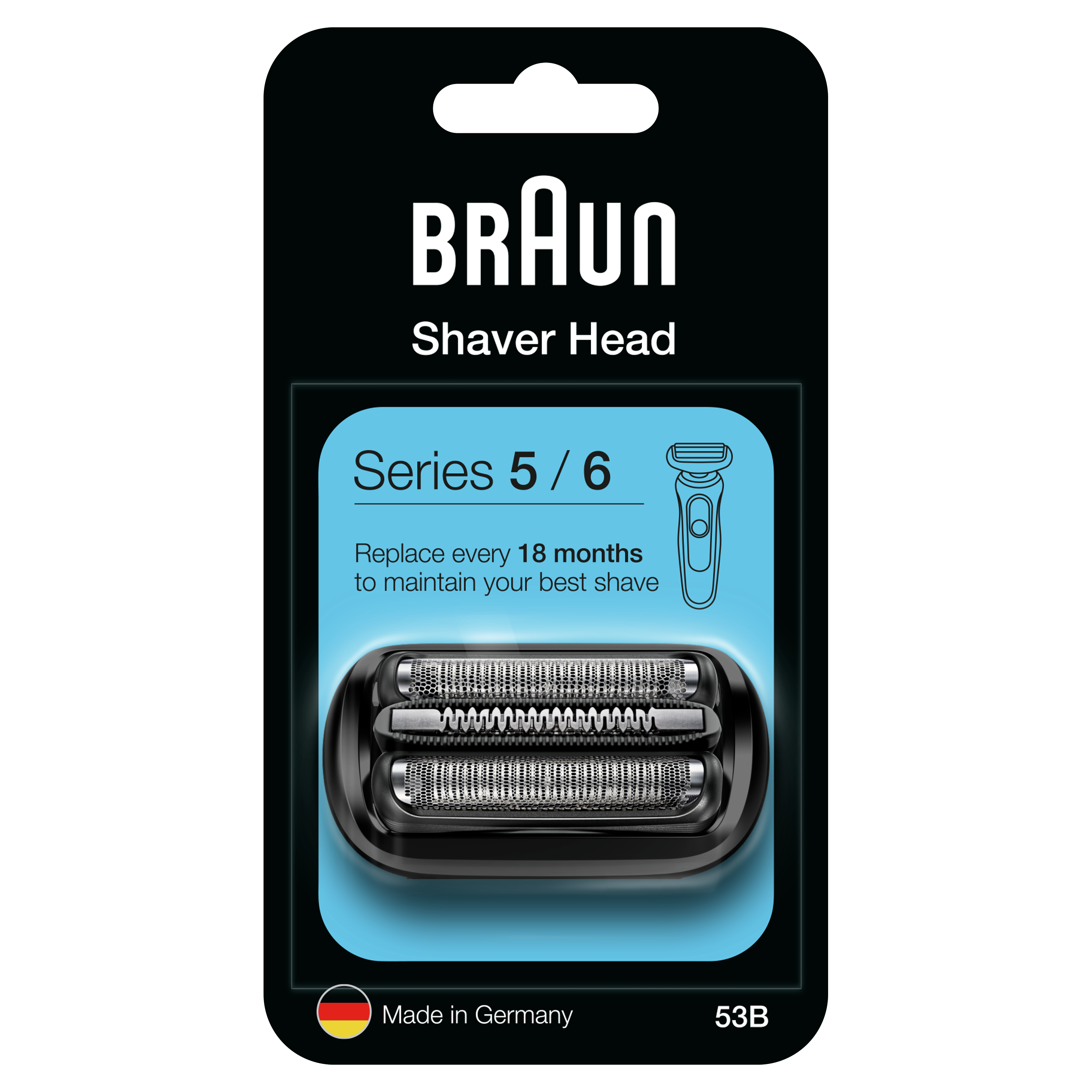 Braun replacement shaving head combination pack 53B vīriešu skuvekļu piederumi