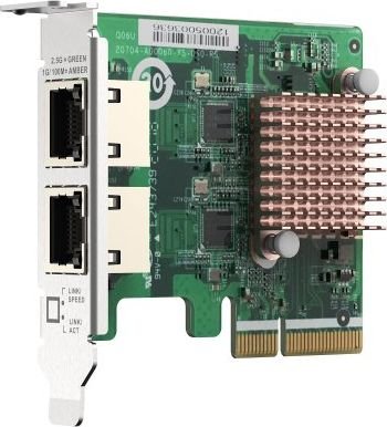QXG-2G2T-I225 Dual port 2.5GbE 4-speed Net.Card tīkla karte