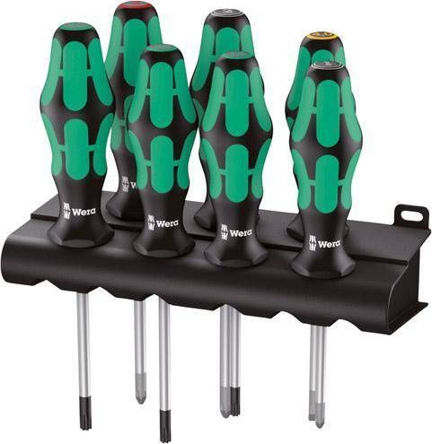 Wera WERA 335/350/367/7 Rack screwdriver set Kraftform 5320540001 (4013288094704)