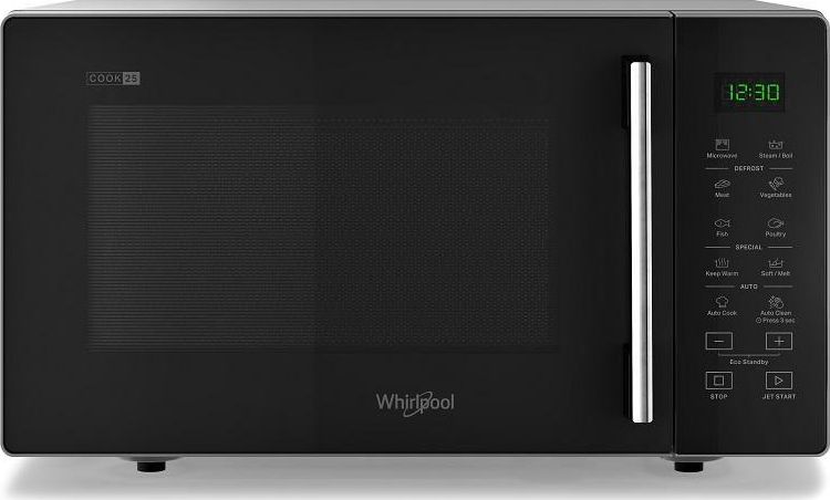 Whirlpool MWP 252 SB microwave Countertop Solo microwave 25 L 900 W Black Mikroviļņu krāsns