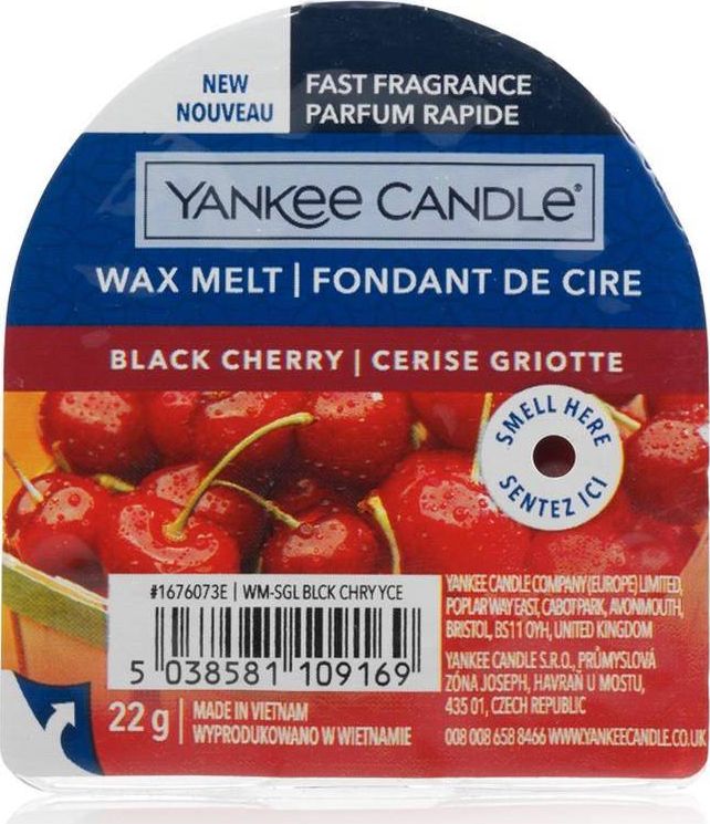 Yankee Candle Wax Black Cherry 22g