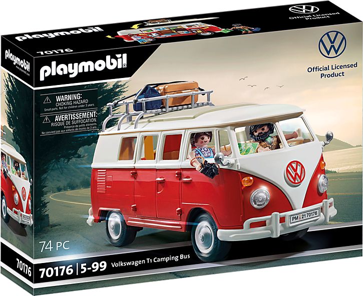 Playmobil Volkswagen T1 Camping Bus - 70176 konstruktors