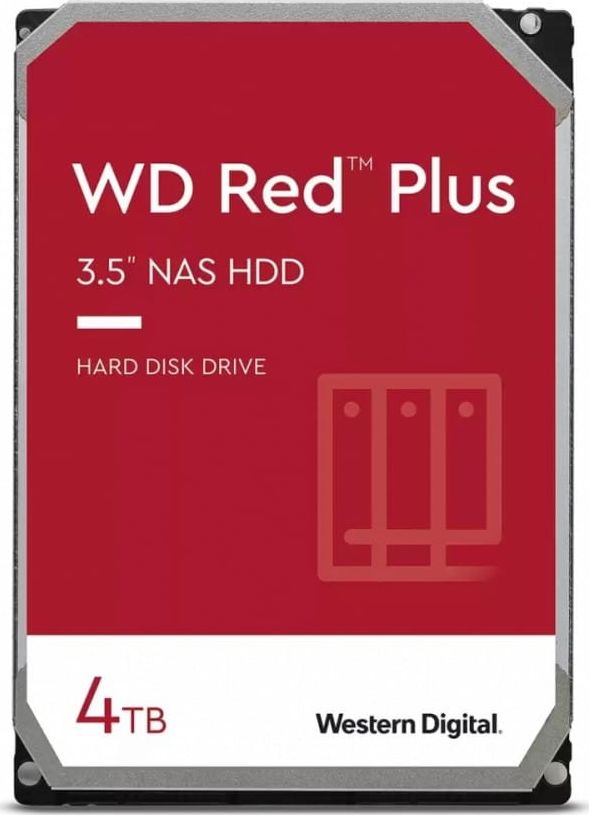 WD Red Plus 4TB SATA 6Gb/s 3.5i HDD cietais disks