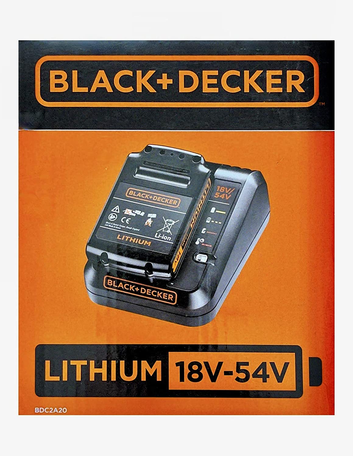 BLACK + DECKER charger + battery BDC2A20 18V 2Ah