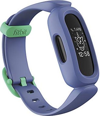 Fitbit Ace 3 Fitness tracker, OLED, Touchscreen, Waterproof, Bluetooth, Cosmic Blue/Astro Green 810038853093 Viedais pulkstenis, smartwatch
