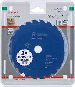 Bosch circular saw blade EfW 165x20x1.5 / 1x24T - 2608644507 2608644507 (3165140957373)