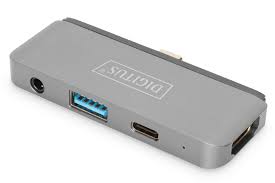 DIGITUS USB-C Tablet Dock 4K/30Hz HDMI dock stacijas HDD adapteri