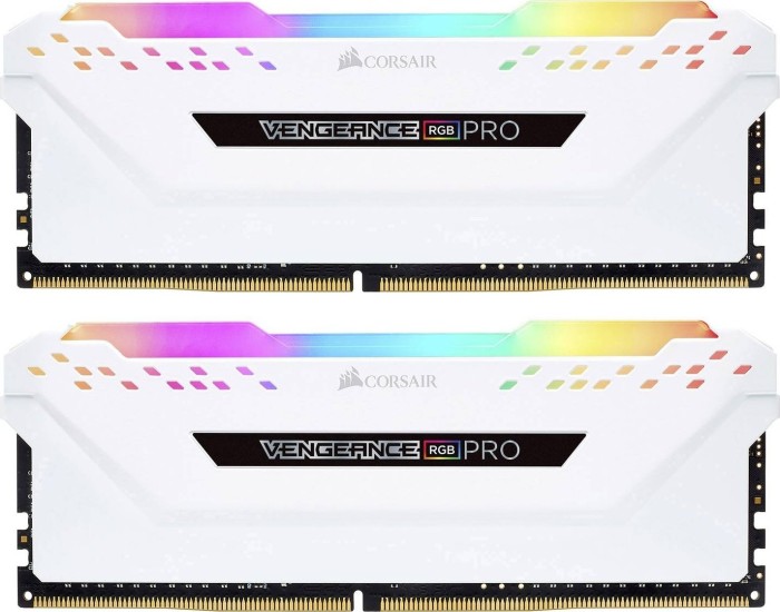 Corsair Vengeance RGB 32GB DDR4 Kit 3200, CL16, (2x16GB), CMW32GX4M2E3200C16W operatīvā atmiņa