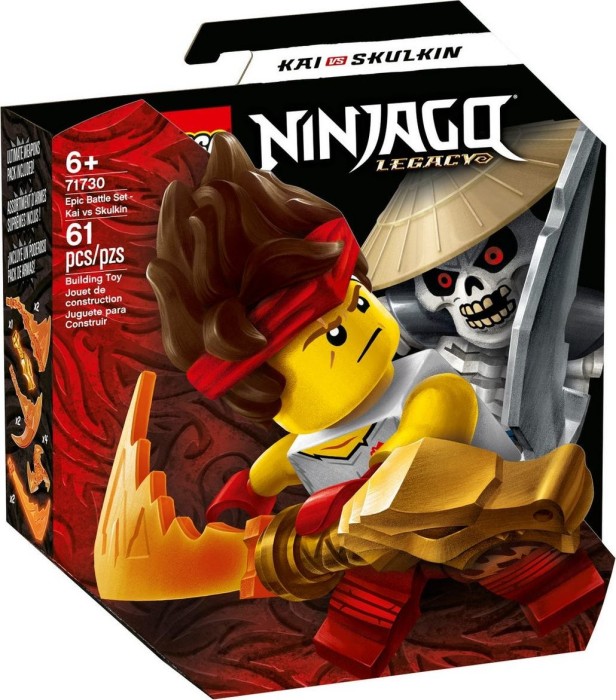 LEGO Ninjago 71730 Epic Battle Set: Kai vs. Skulkin LEGO konstruktors