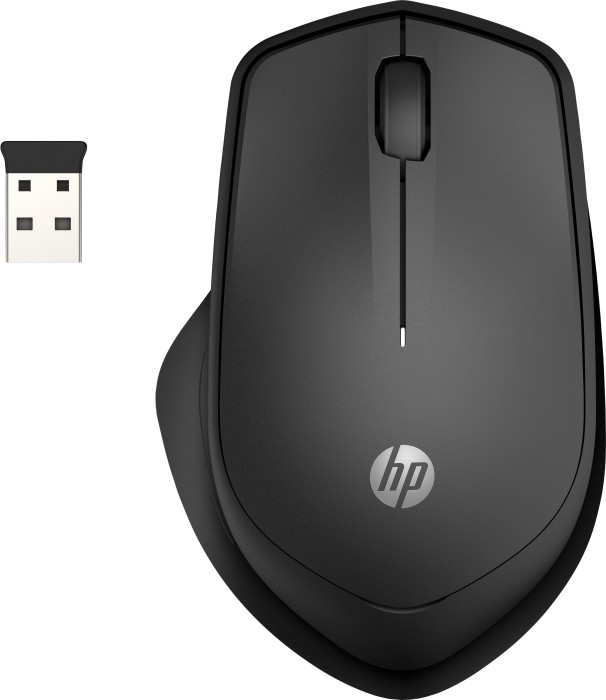 HP Silent Wireless Mouse 280 black - 19U64AA # FIG Datora pele