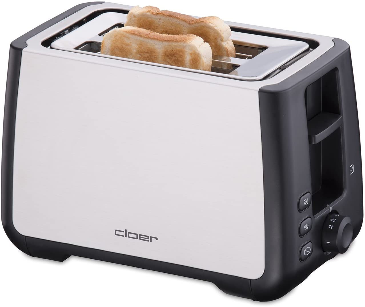 Cloer toaster 3569 1000W silver Tosteris
