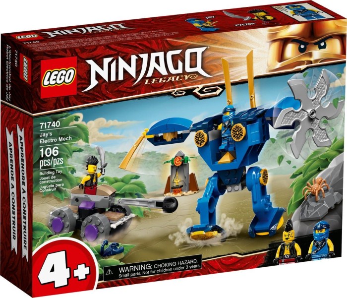 LEGO Ninjago 71740 Jays Elektro-Mech (+4) LEGO konstruktors