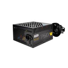 AZZA PSAZ-750W (80 + B) PC power supply 120mm fan ATX 2.3 (PSAZ-750w) Barošanas bloks, PSU