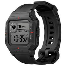 Amazfit Neo Smart watch, STN, Heart rate monitor, Activity monitoring 24/7, Waterproof, Bluetooth, Black 6972596101796 Viedais pulkstenis, smartwatch