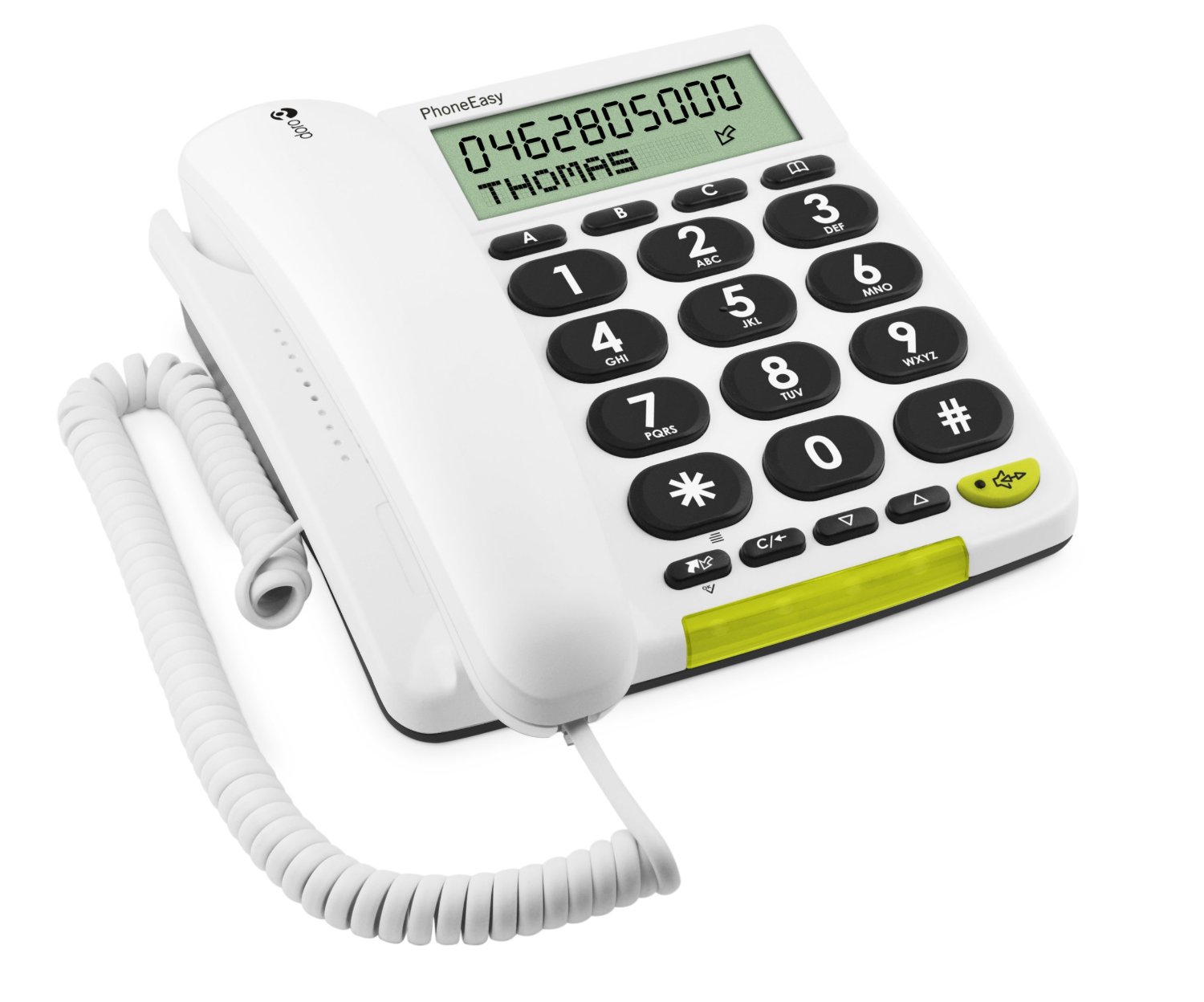 Doro PhoneEasy 312cs white telefons
