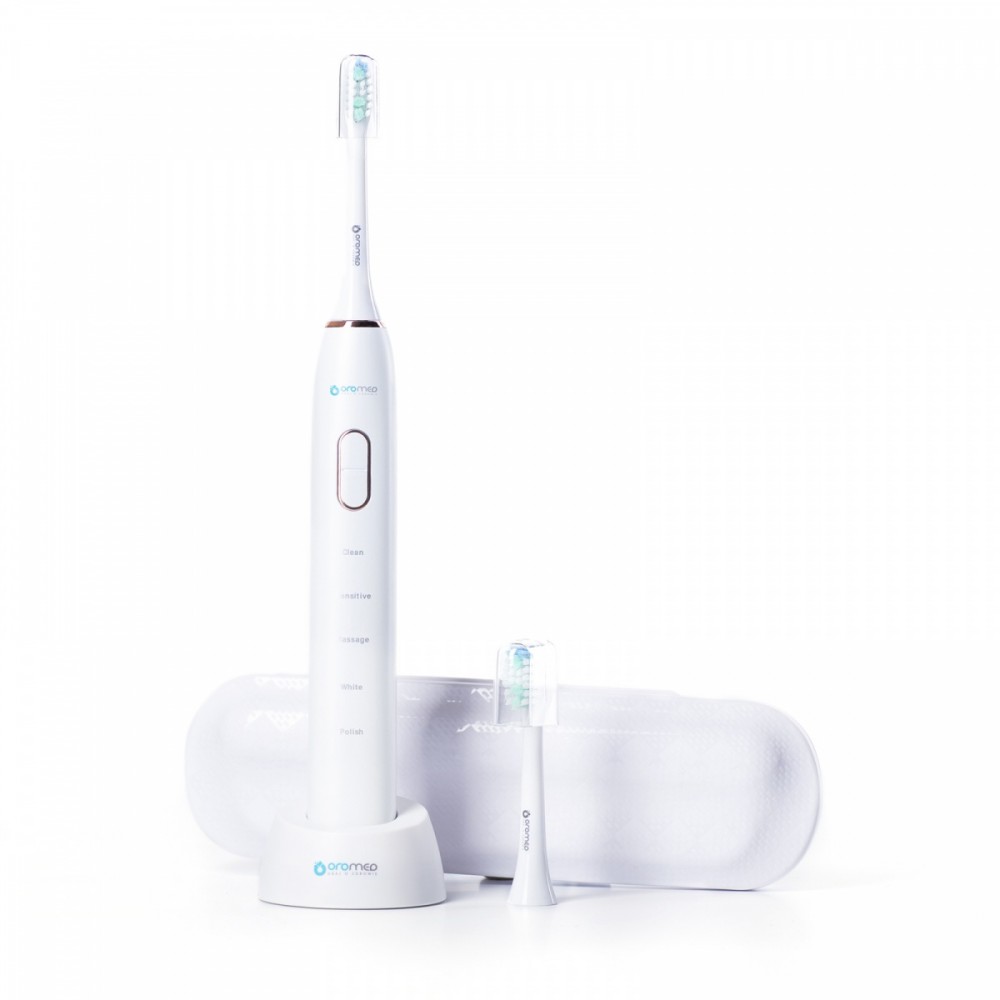 Sonic toothbrush ORO-BRUSH WHITE mutes higiēnai