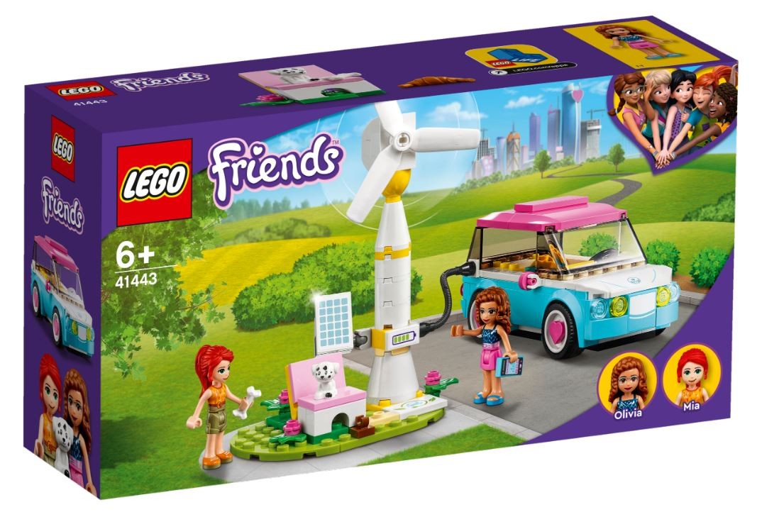 LEGO Friends Olivia`s Electric Car 41443 LEGO konstruktors