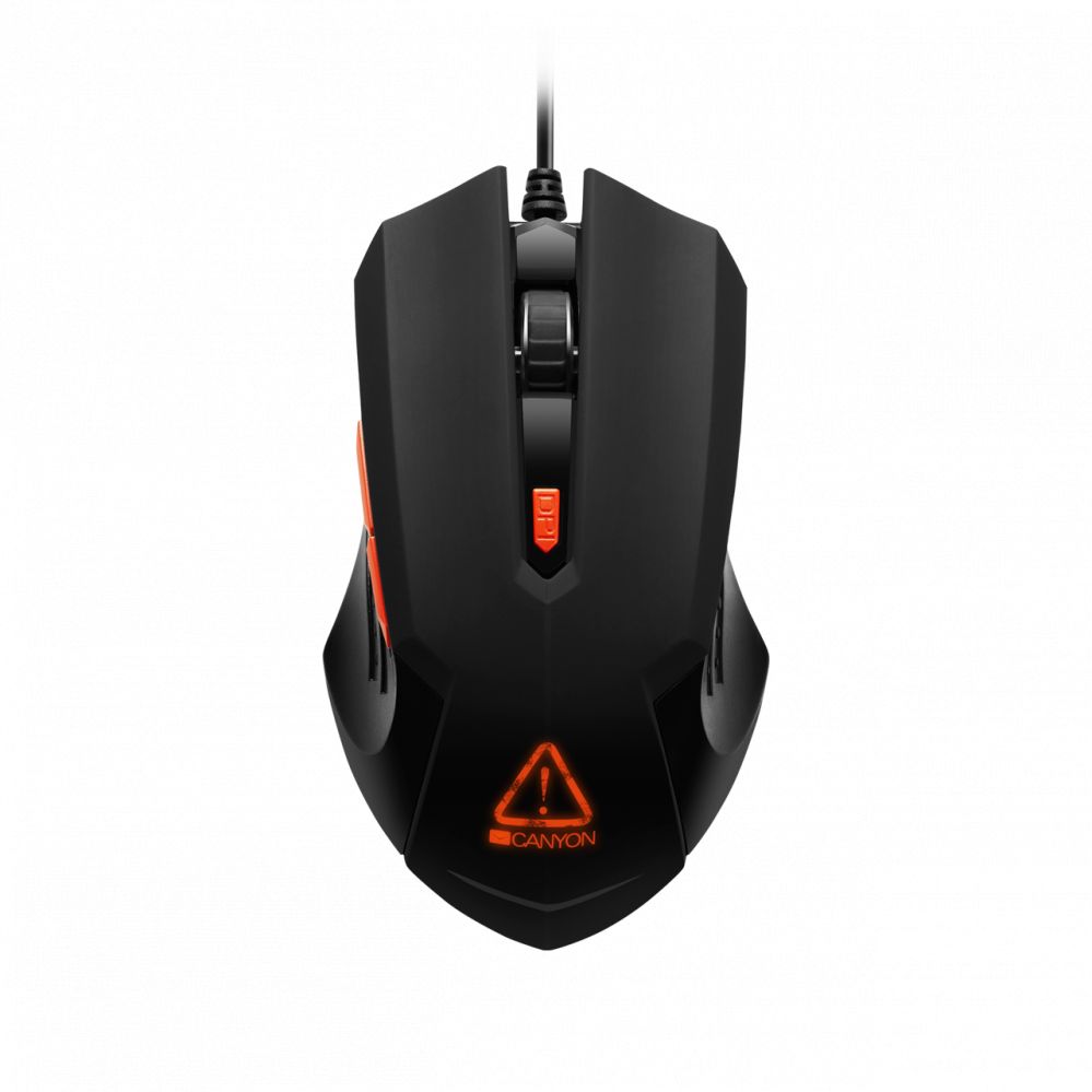 Optical Gaming Mouse with 6 programmable buttons, Pixart optical sensor, 4 levels of DPI and up to 3200, 3 million times key life, 1.65m PVC Datora pele