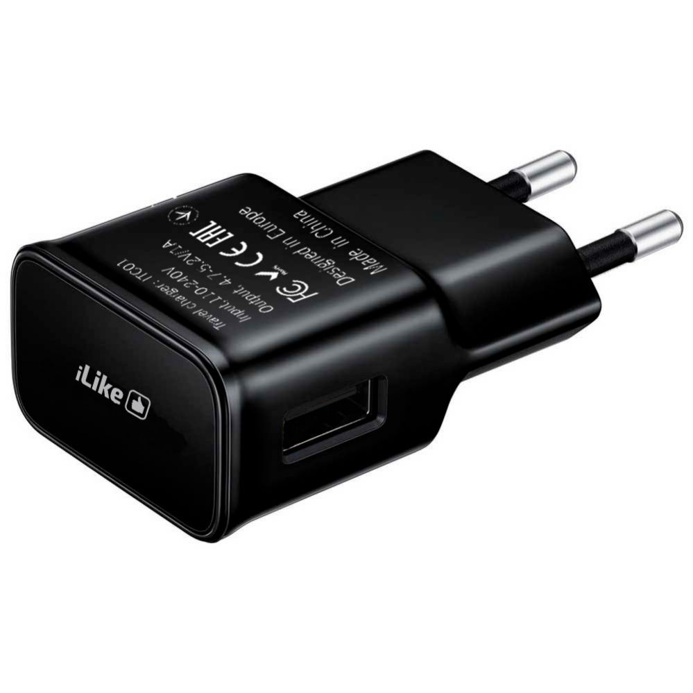 ILike  Travel Charger ITC01 Black iekārtas lādētājs