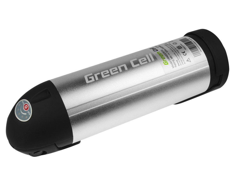 Battery Green Cell Bottle 36V 11,6Ah 418Wh for E-Bike Pedelec Elektriskie skuteri un līdzsvara dēļi