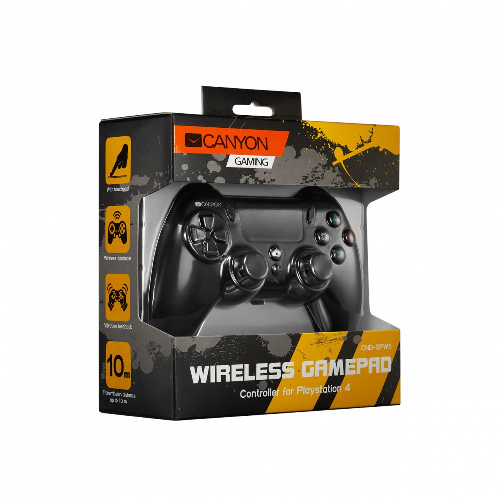 CANYON GP-W5 Wireless Gamepad With Touchpad For PS4 spēļu konsoles gampad