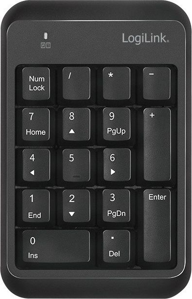 Logilink Wireless keypad, Bluetooth v5.1 , black klaviatūra