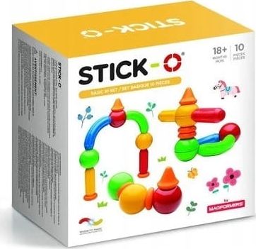 Magformers Blocks Stick- O basic 10 pcs. konstruktors