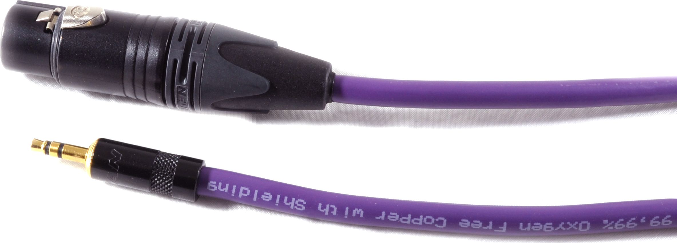 Kabel Melodika Jack 3.5mm - XLR 5m fioletowy 8154510 (05907609001979) kabelis video, audio