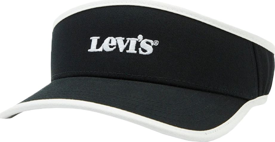 Levi`s Levi's Vintage Modern Visor Cap 233074-6-59 czarne One size 233074-6-59 (7613417697706)