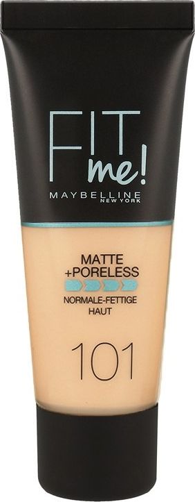 Maybelline  Fit Me Matte&Poreless Podklad matujacy do twarzy 101 True Ivory 30 ml 3600531544638 (3600531544638) tonālais krēms