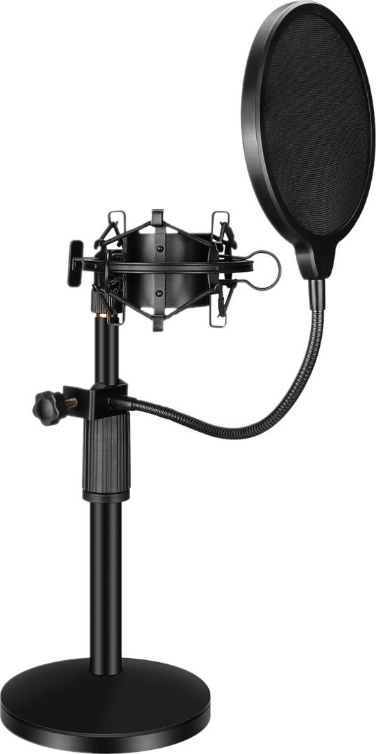 Mozos Microphone set: desk stand, pop filter, MKIT-STAND anti-vibration basket Mikrofons