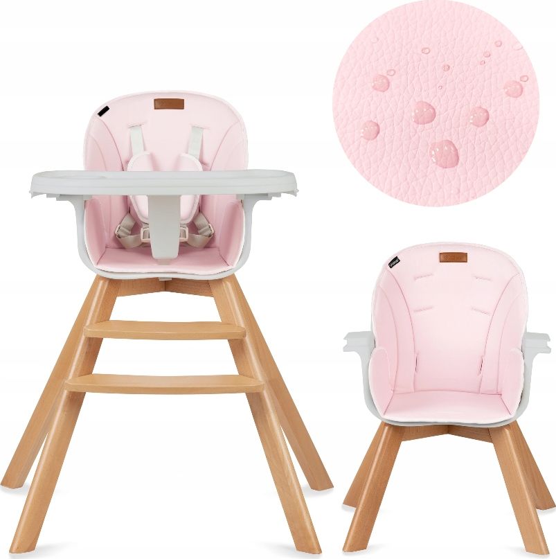 Kidwell Nobis 2w1 rozowe (KRWYNOB02A0) KRWYNOB03A0 (5901130074877) bērnu barošanas krēsls