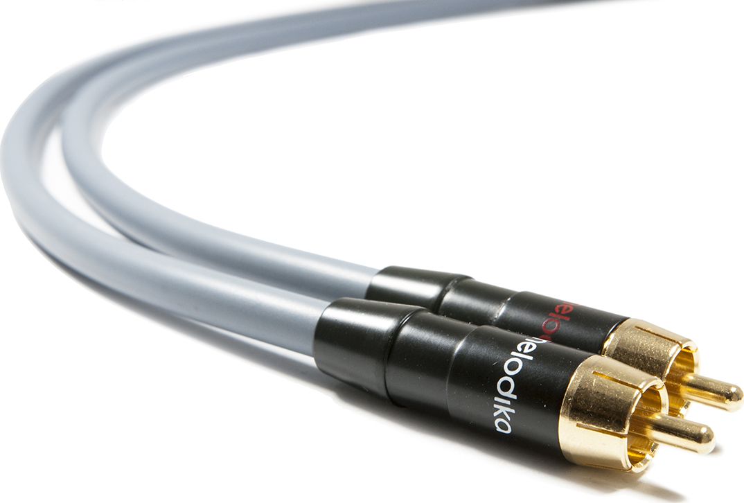 Kabel Melodika RCA (Cinch) x2 - RCA (Cinch) x2 0.5m szary 8154556 (5907609007117) kabelis video, audio