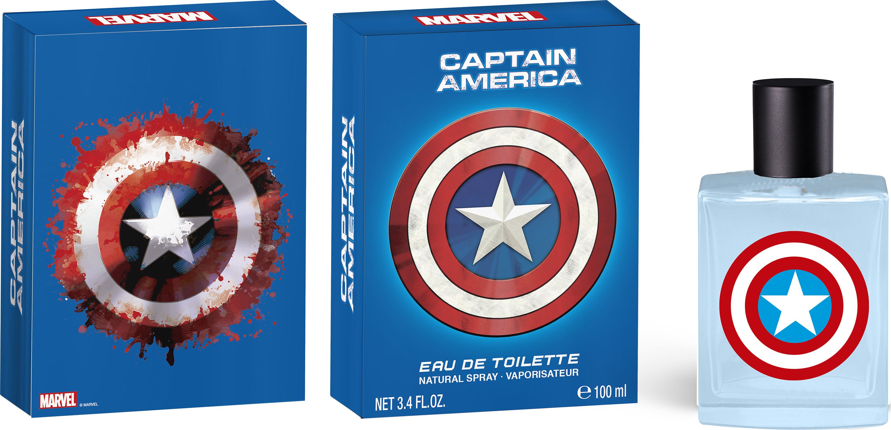 Marvel Tualetinis vanduo Marvel Captain America EDT berniukams 100 ml 6750393 (8411114086224) Bērnu smaržas