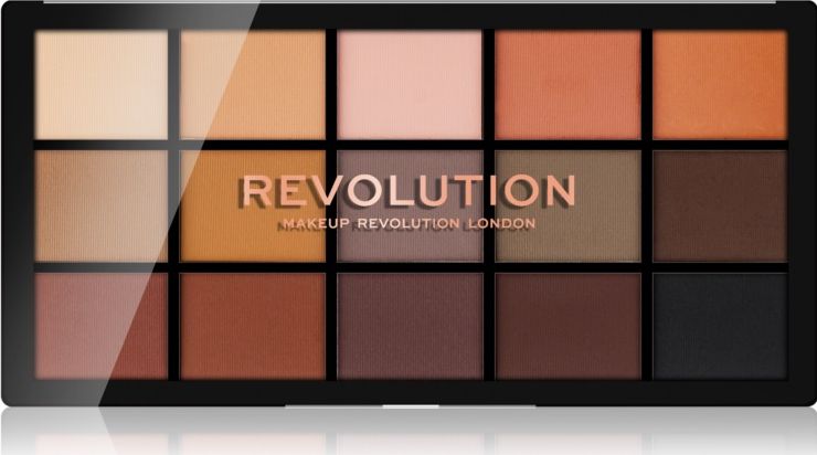 Makeup Revolution Cienie do powiek Reloaded Basic Mattes 16.5g 732715 (5057566043335) ēnas