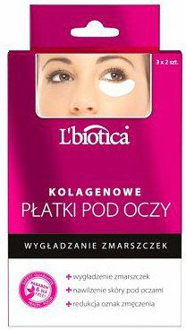 Lbiotica  Platki kolagenowe pod oczy Przeciwzmarszczkowe 3x2 szt. 25571 (5907636934103)