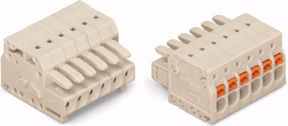 Wago Gniazdo MCS-MINI 10-biegunowe jasnoszare raster 3,5 mm (2734-110) 2734-110 (4045454696375) datortīklu aksesuārs